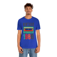 Vintage 1980 retro cassette shirt distressed vintage shirt Unisex Jersey Short Sleeve Tee