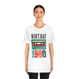 Vintage 1980 retro cassette shirt distressed vintage shirt Unisex Jersey Short Sleeve Tee