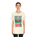 Vintage 1980 retro cassette shirt distressed vintage shirt Unisex Jersey Short Sleeve Tee