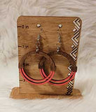 Wood earrings | Laser cut earrings | Light weight earrings | Unique earrings | Bradleysisterskreations