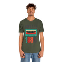 Vintage 1980 retro cassette shirt distressed vintage shirt Unisex Jersey Short Sleeve Tee