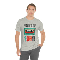 Vintage 1980 retro cassette shirt distressed vintage shirt Unisex Jersey Short Sleeve Tee