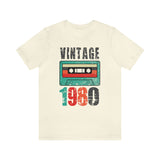 Vintage 1980 retro cassette shirt distressed vintage shirt Unisex Jersey Short Sleeve Tee