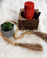 Mark your cup drink up | Party cup holder | Cup Holder | Wood cup holder | Bradley sisters kreations