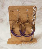 Wood earrings | Laser cut earrings | Light weight earrings | Unique earrings | Bradleysisterskreations